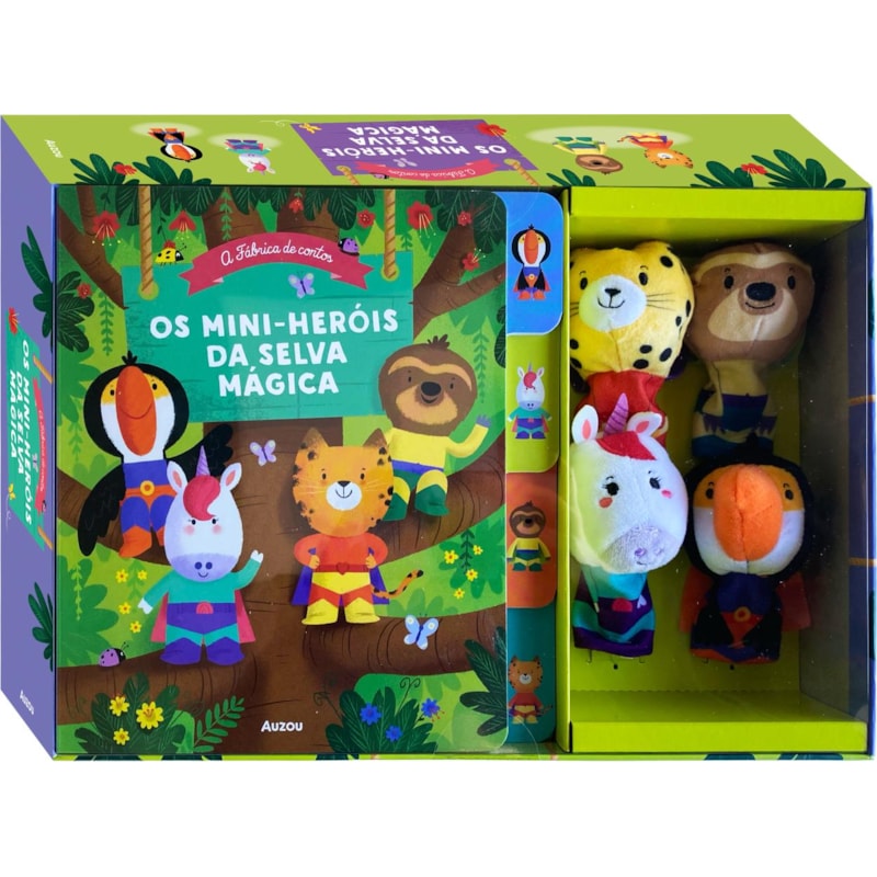 A FÁBRICA DE CONTOS - OS MINI-HERÓIS DA SELVA MÁGICA