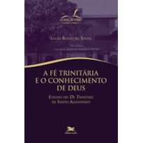 A FÉ TRINITÁRIA E O CONHECIMENTO DE DEUS - ESTUDO DO "DE TRINITATE" DE SANTO AGOSTINHO