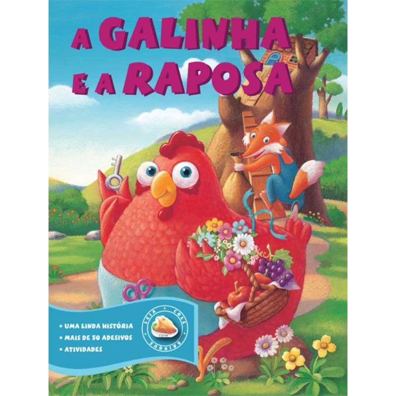 A GALINHA E A RAPOSA : ADESIVOS