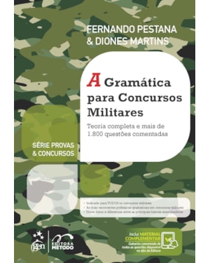A GRAMÁTICA PARA CONCURSOS MILITARES - 1ª EDIÇÃO 2021