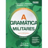 A GRAMÁTICA PARA CONCURSOS MILITARES - 2ª EDIÇÃO 2026