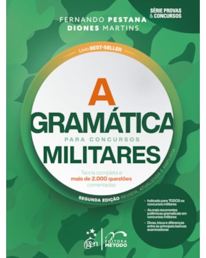 A GRAMÁTICA PARA CONCURSOS MILITARES - 2ª EDIÇÃO 2026