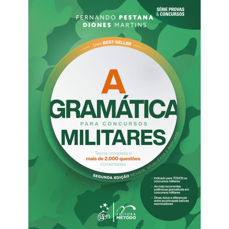 A GRAMÁTICA PARA CONCURSOS MILITARES - 2ª EDIÇÃO 2026