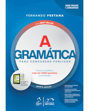 A GRAMÁTICA PARA CONCURSOS PÚBLICOS - 5ª EDIÇÃO 2023