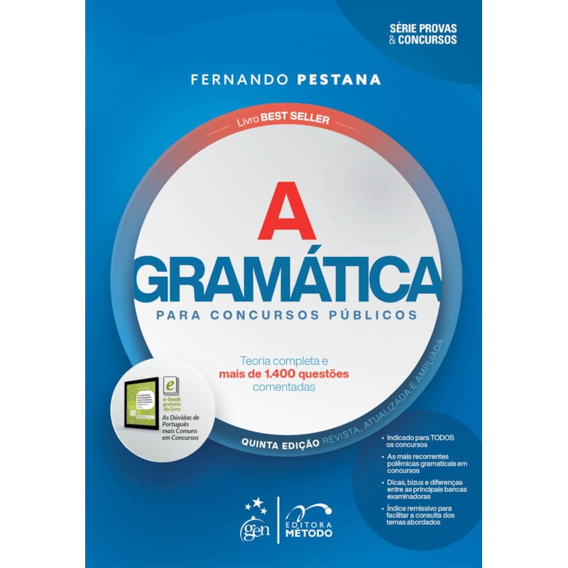 A GRAMÁTICA PARA CONCURSOS PÚBLICOS - 5ª EDIÇÃO 2023