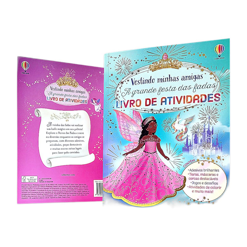 A GRANDE FESTA DAS FADAS - LIVRO DE ATIVIDADES: VESTINDO MINHAS AMIGAS