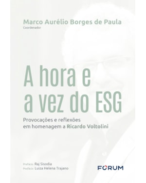 A hora e a vez do esg: provocações e reflexões em homenagem a ricardo voltolini