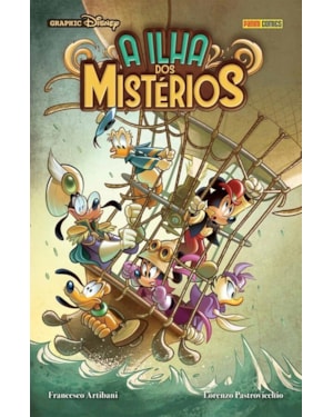 A ilha dos mistérios: graphic Disney