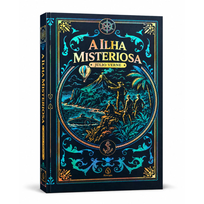 A ILHA MISTERIOSA EDIÇÃO SUPREME CAPA DURA COM ALTO RELEVO