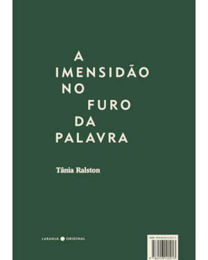 A IMENSIDÃO NO FURO DA PALAVRA