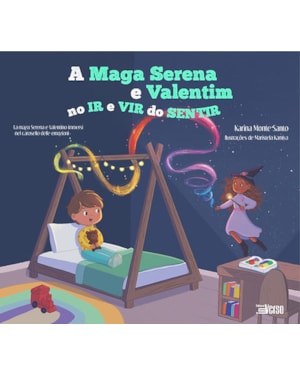 A MAGA SERENA E VALENTIM NO IR E VIR DO SENTIR