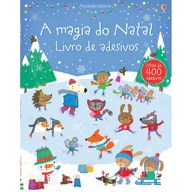 A MAGIA DO NATAL : LIVRO DE ADESIVOS