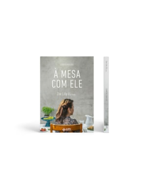 à mesa com ele