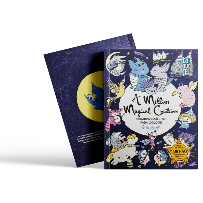 A MILLION MAGICAL CREATURES: CRIATURAS MÁGICAS PARA COLORIR