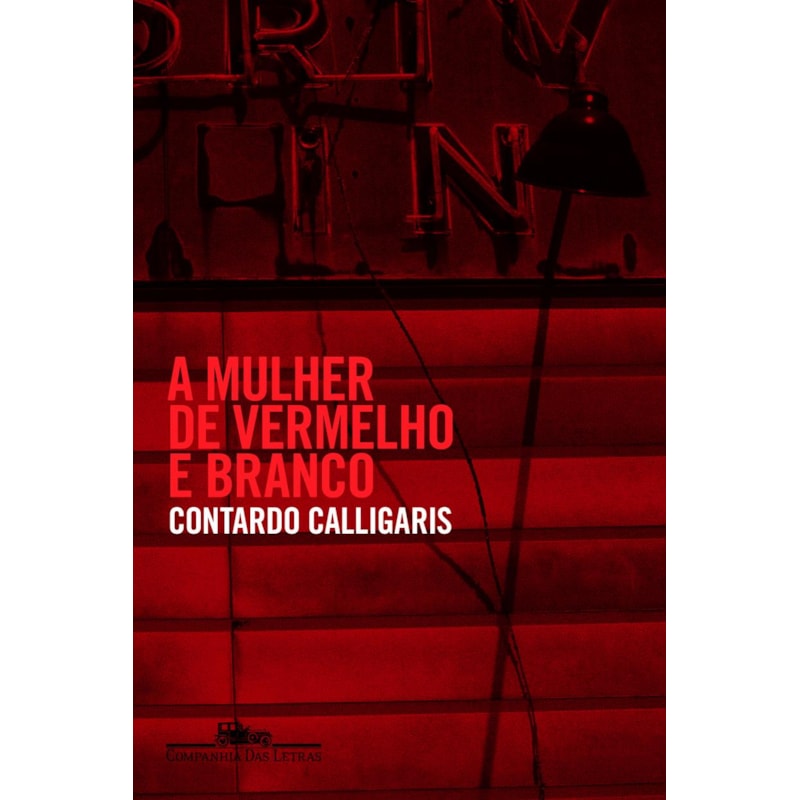 A mulher de vermelho e branco
