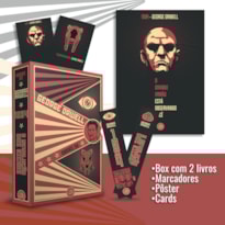 A REVOLUÇÃO DOS BICHOS E 1984 (PÔSTER + MARCADORES + CARDS) BOX GEORGE ORWEEL