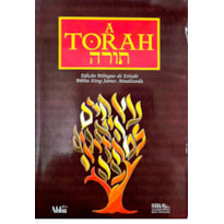 A TORAH - EDIÇÃO BILINGUE DE ESTUDO BÍBLIA KING JAMES ATUALIZADA - CAPA BROCHURA