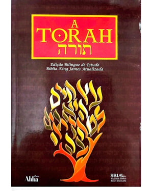 A TORAH - EDIÇÃO BILINGUE DE ESTUDO BÍBLIA KING JAMES ATUALIZADA - CAPA BROCHURA