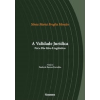 A validade jurídica pré e pós giro lingüístico A validade jurídica pré e pós giro lingüístico