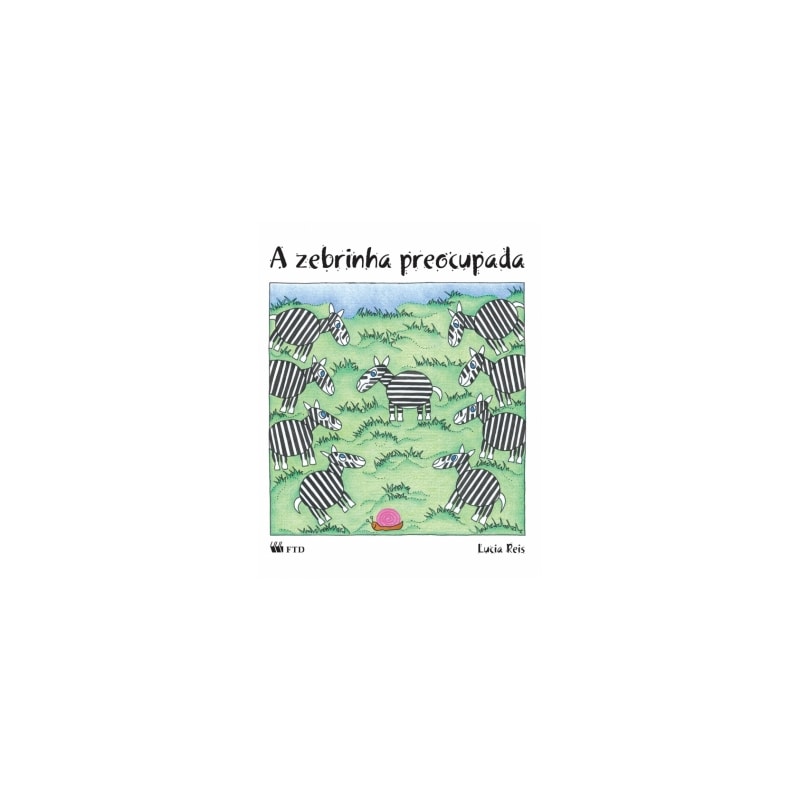 A zebrinha preocupada