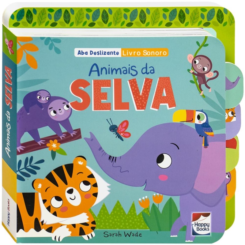 Aba Deslizante - Livro Sonoro: Animais da Selva