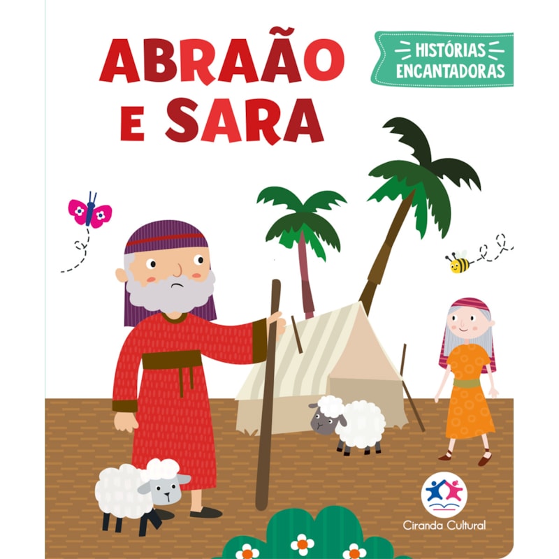 ABRAÃO E SARA - LIVRO ALMOFADADO PEQUENO