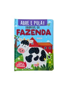 ABRE E PULA! - ANIMAIS DA FAZENDA - COM 5 POP-UPS INCRIVEÍS!