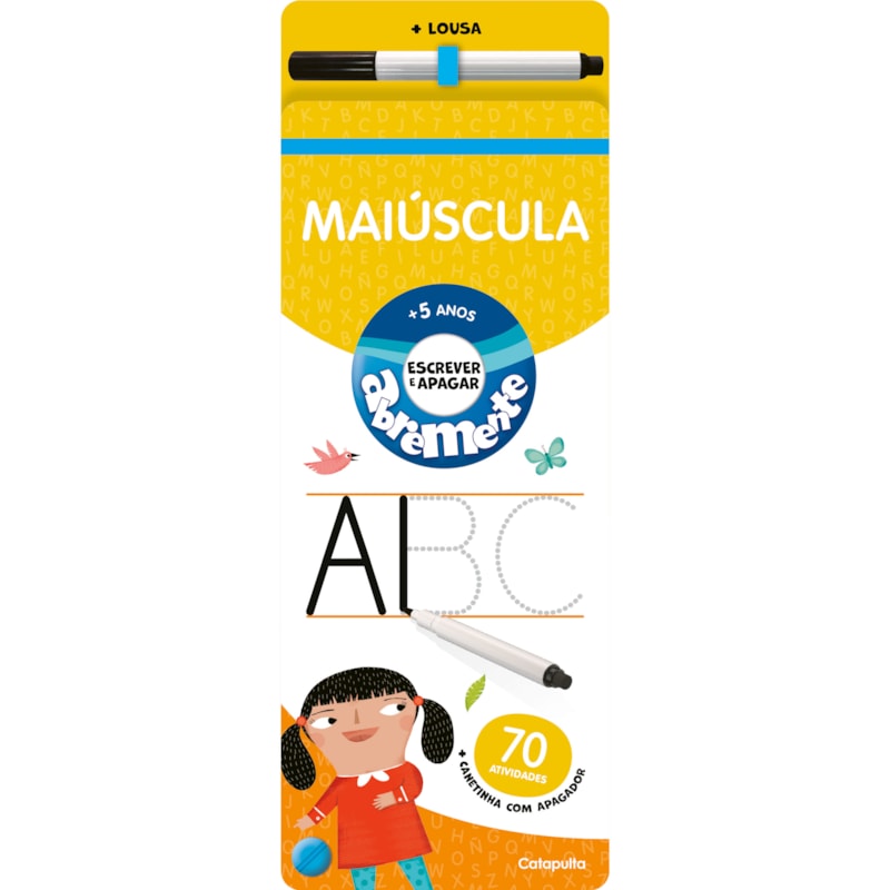 ABREMENTE ESCREVER E APAGAR: MAIÚSCULA