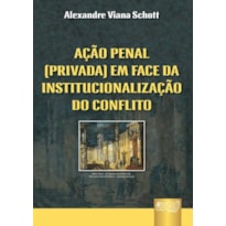 AÇÃO PENAL (PRIVADA) EM FACE DA INSTITUCIONALIZAÇÃO DO CONFLITO