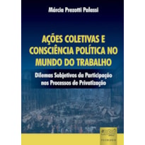 AÇÕES COLETIVAS E CONSCIÊNCIA POLÍTICA NO MUNDO DO TRABALHO - DILEMAS SUBJETIVOS DA PARTICIPAÇÃO NOS PROCESSOS DE PRIVATIZAÇÃO