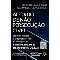 ACORDO DE NÃO PERSECUÇÃO CÍVEL