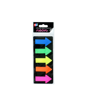 ADESIVO INDICADOR REMOVÍVEL C/ 5 BLOCOS C/ 20 FOLHAS CADA 20X45MM