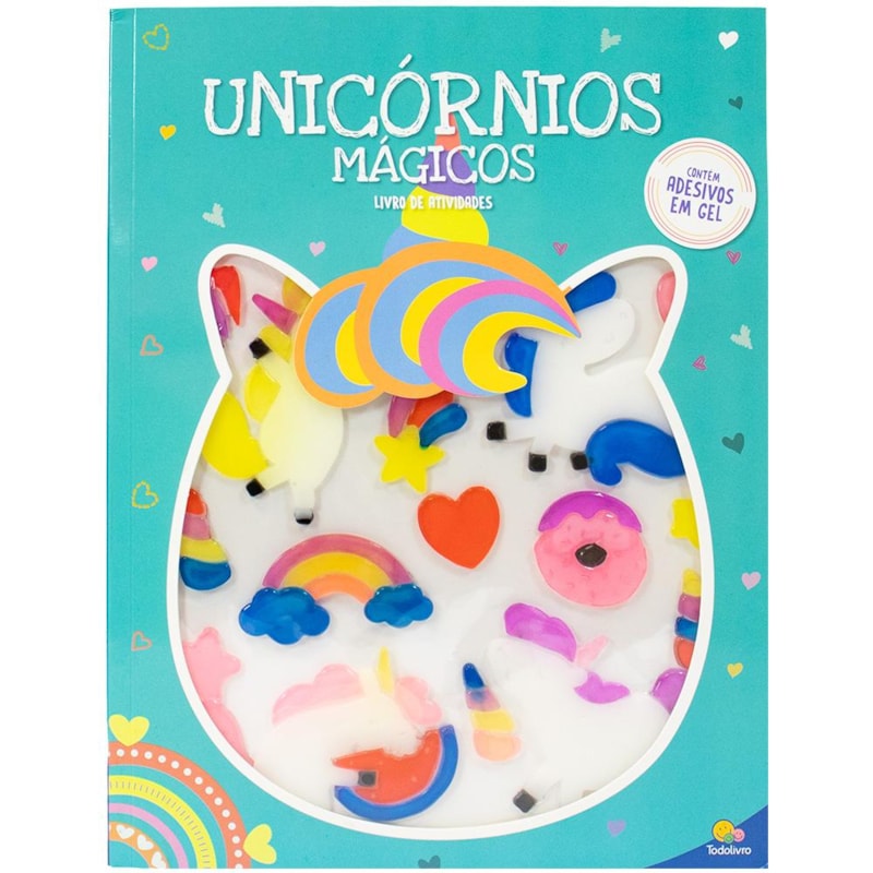 ADESIVOS EM GEL - LIVRO DE ATIVIDADES: UNICÓRNIOS MÁGICOS