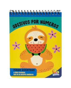 Adesivos por Números: Férias Divertidas