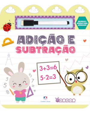 Adição e subtração - Escreva e apague para aprender