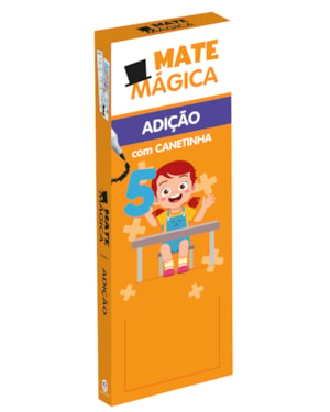 Adição - Livro Infantil de Matemática com Canetinha Reutilizável - Atividades Educativas