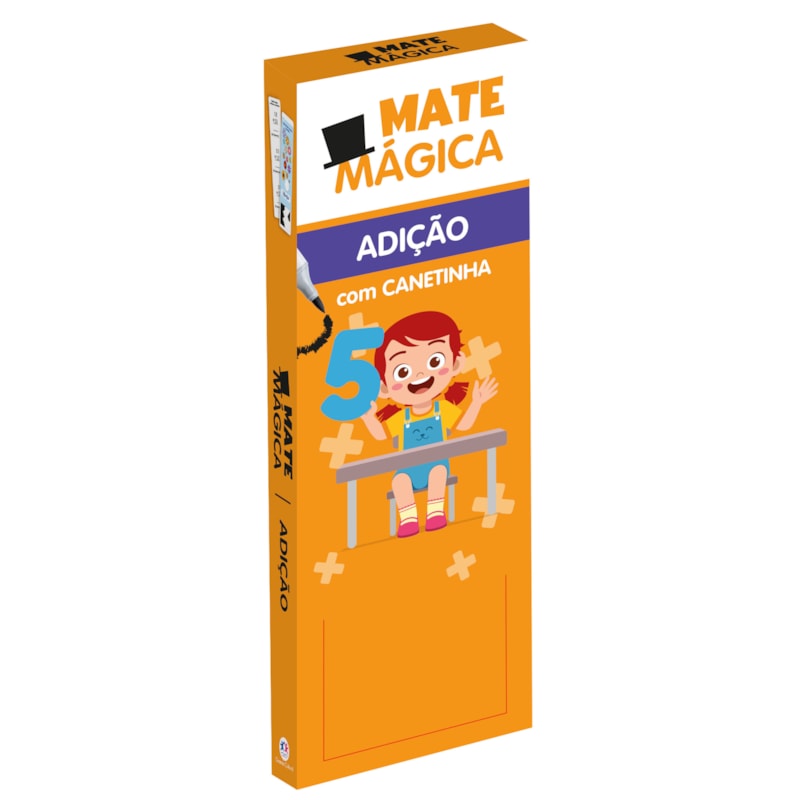 ADIÇÃO - LIVRO INFANTIL DE MATEMÁTICA COM CANETINHA REUTILIZÁVEL - ATIVIDADES EDUCATIVAS