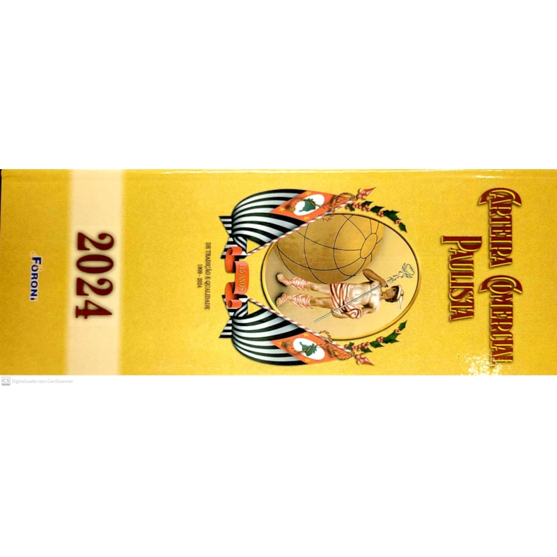 AGENDA COMERCIAL PAULISTA 2024 - 13X36