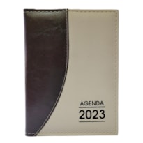 AGENDA DE MESA TRADICIONAL 2023 - MARROM/MARFIM