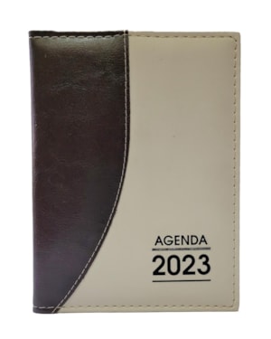 AGENDA DE MESA TRADICIONAL 2023 - MARROM/MARFIM