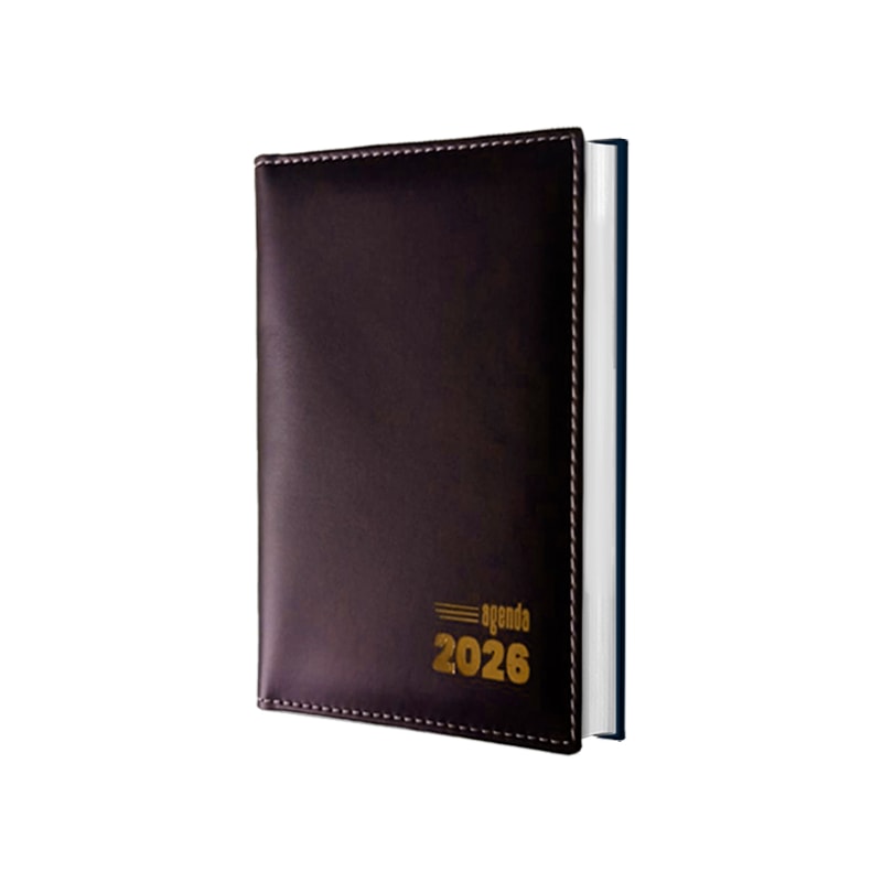 AGENDA DE MESA TRADICIONAL 2026 - LISO PRETO