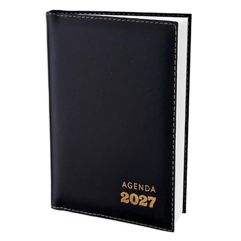 AGENDA DE MESA TRADICIONAL 2027 - LISO PRETO