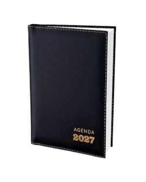 AGENDA DE MESA TRADICIONAL 2027 - LISO PRETO