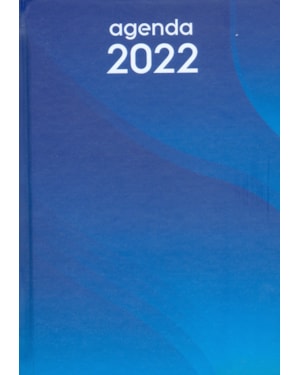 AGENDA DIÁRIA - CAPA DURA - AZUL
