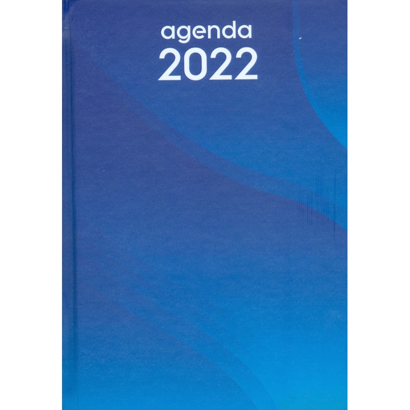 AGENDA DIÁRIA - CAPA DURA - AZUL