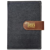 AGENDA DIÁRIA DE MESA COSTURADA 2023 - JEANS