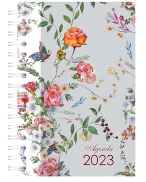 AGENDA DIÁRIA DE MESA WIRE-O 2023 - FEMININA