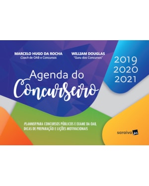 AGENDA DO CONCURSEIRO - 1ª EDIÇÃO DE 2019: PLANNER PARA CONCURSOS PÚBLICOS E EXAME DA OAB, DICAS DE PREPARAÇÃO E LIÇÕES MOTIVACIONAIS