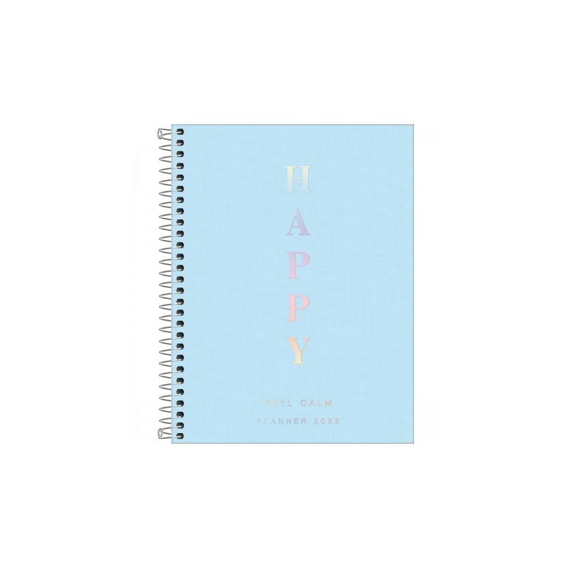 AGENDA PLANNER HAPPY AZUL 2022