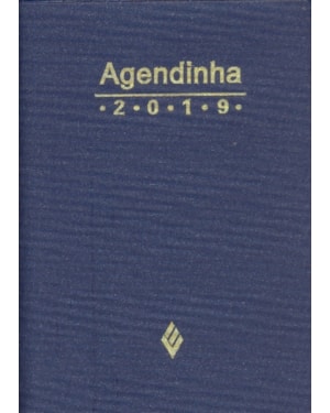 AGENDA SIMPLES 2019 - AZUL-MARINHO